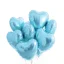 پکیج بادکنک هلیومی تم قلب آبی (۱۰عدد)