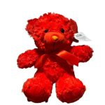 عروسک پولیشی خرس راس قرمز سایز ۳۵ سانت
