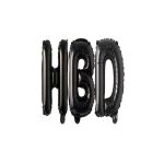بادکنک فویلی بدون باد حروف HBD رنگ مشکی