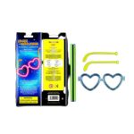 عینک طرح قلب بلک لایت (دارای رنگبندی)
